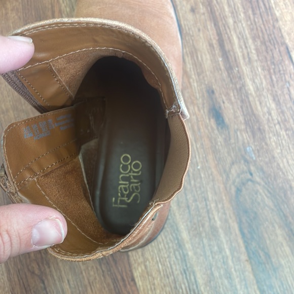 Franco Sarto brown leather ankle boots - Picture 6 of 7
